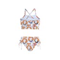 Cute Colorful Owl Cartoon Seamless Pattern Girls  Tankini Swimsuit View2