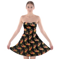 Regal Eagle Pattern Strapless Bra Top Dress by ExtraAwesomeSauce