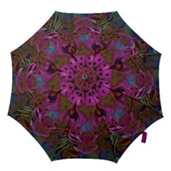 Pink And Purple Leopard Hook Handle Umbrellas (large) by ExtraAwesomeSauce