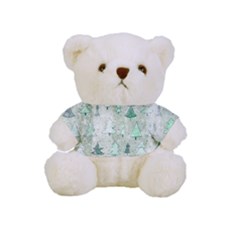 Green Christmas Trees, Cute, Doodle Full Print Cuddly Teddy Bear