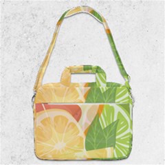 Citrus Fruit Healthy Vitamin Macbook Pro 13  Shoulder Laptop Bag  by Paksenen