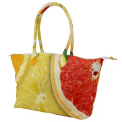 Fruit, Lemon Canvas Shoulder Bag by kyorashop23