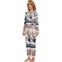 Sculpture Statue Angel Artwork Womens  Long Sleeve Lightweight Pajamas Set View2