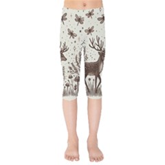 Artwork Graffiti Painting Creative Kids  Capri Leggings 