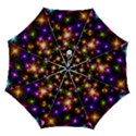 Star Colorful Christmas Abstract Automatic Folding Umbrella with Case (Medium) View1