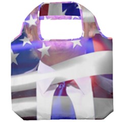 Donald Trump Flag Foldable Grocery Recycle Bag by vintagetrump