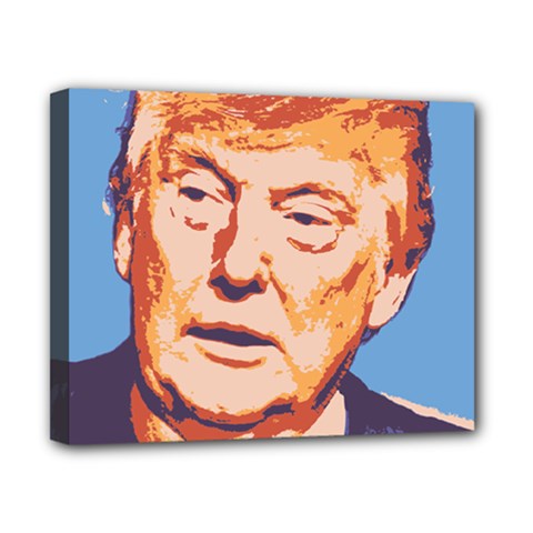 Orange Donald Trump Canvas 10  X 8  (stretched) by vintagetrump