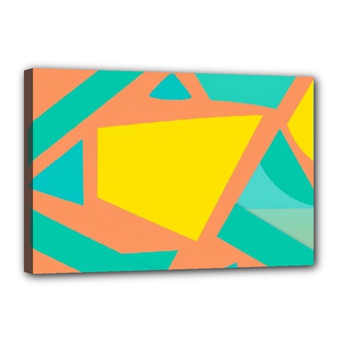 Geometric Design 02 Canvas 18  X 12  (stretched)