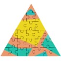 Geometric Design 02 Wooden Puzzle Triangle View1