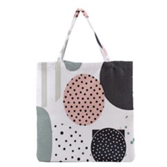 Geometric Design 12 Grocery Tote Bag