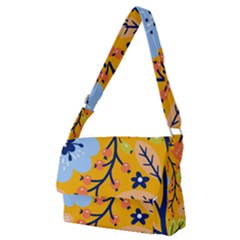 Floral Pattern Beautiful Aesthetic Full Print Messenger Bag (m)