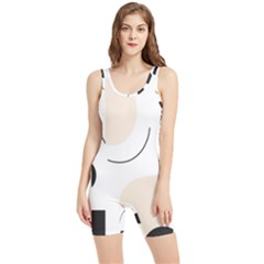 A Minimalist Pattern With Simple Lines And Shapes, Creating A Clean And Modern Aesthetic 05 Women s Wrestling Singlet