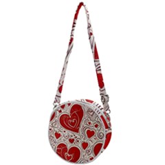 Be My Valentine Crossbody Circle Bag by pollyparadiseartshop