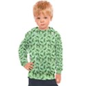 Leaves Pattern Texture Seamless Kids  Hooded Pullover View1