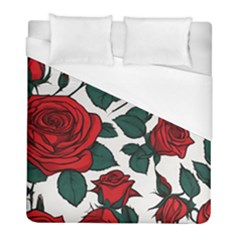 Roses Duvet Cover (full/ Double Size) by pollyparadiseartshop