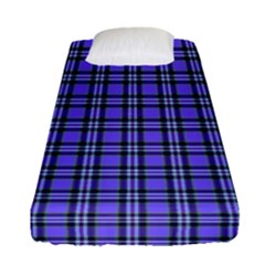 Blue Tartan Plaid 1 Fitted Sheet (single Size) by dressshop