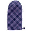 Purple Plaid Tartan 1 Diagonal Microwave Oven Glove View1