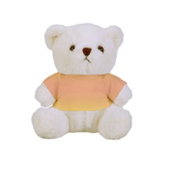 Electric Yellow To Coral Pink Bilinear Gradient Full Print Cuddly Teddy Bear