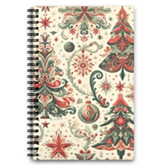 Christmas Tree Snow 5 5  X 8 5  Notebook by Bedest