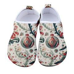 Christmas Tree Snow Men s Sock-style Water Shoes by Bedest