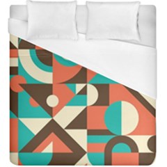 Retro Colorful Background, Retro Abstraction Duvet Cover (king Size) by kyorashop23