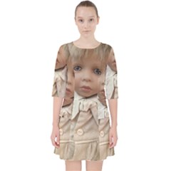 Designer,s Doll-1 Quarter Sleeve Pocket Dress