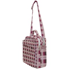 Retro 60s 50s Plaid Pattern 2 Crossbody Day Bag by violetheavensky