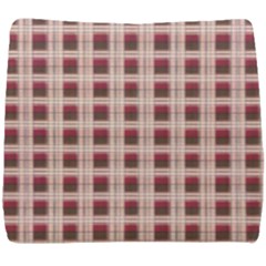 Retro 60s 50s Plaid Pattern 2 Seat Cushion by violetheavensky