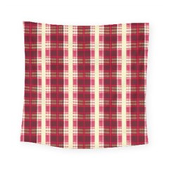 Retro 60s 50s Plaid Pattern 4 Square Tapestry (small) by violetheavensky