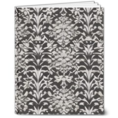 Gothic Leaf Pattern 4 8  X 10  Hardcover Notebook by violetheavensky