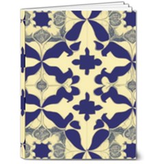 Royal Fractal Pattern 3 6  X 8  Hardcover Notebook by violetheavensky