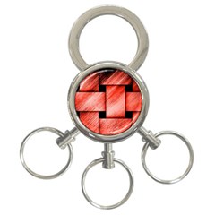 Modern Art 3-ring Key Chain by Siebenhuehner