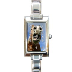 Haflinger  Rectangular Italian Charm Watch by Siebenhuehner