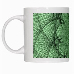 Spirograph White Coffee Mug by Siebenhuehner