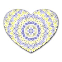 Mandala Mouse Pad (heart) by Siebenhuehner