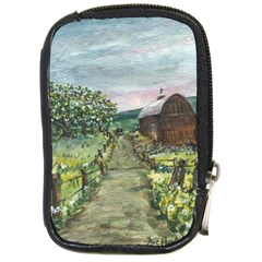  amish Apple Blossoms  By Ave Hurley Of Artrevu   Compact Camera Leather Case by ArtRave2