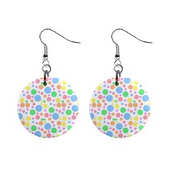 Pastel Bubbles Mini Button Earrings