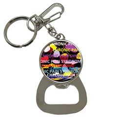 Chronic Pain Syndrome Bottle Opener Key Chain by FunWithFibro