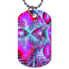 Crystal Northern Lights Palace, Abstract Ice  Dog Tag (two-sided) 