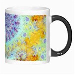 Golden Violet Sea Shells, Abstract Ocean Morph Mug Right