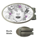 Flower Child Of Hope Money Clip (Oval) Front