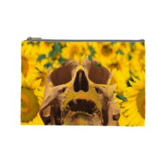 Sunflowers Cosmetic Bag (large) by icarusismartdesigns