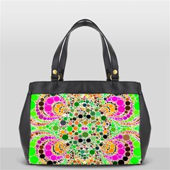 Florescent Abstract  Oversize Office Handbag (two Sides) by OCDesignss