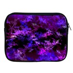 Purple Skulls Goth Storm Apple iPad Zippered Sleeve Front