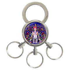 Robot Butterfly 3-ring Key Chains by icarusismartdesigns