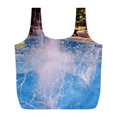 Splash 3 Full Print Recycle Bags (l)  by icarusismartdesigns