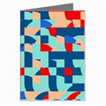 Miscellaneous shapes Greeting Card Left