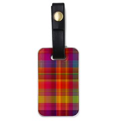 Plaid, Hot Luggage Tags (one Side)  by ImpressiveMoments