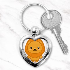 Kawaii Lion Key Chains (heart)  by KawaiiKawaii