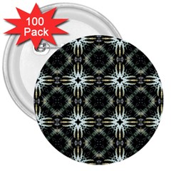 Faux Animal Print Pattern 3  Buttons (100 Pack)  by GardenOfOphir